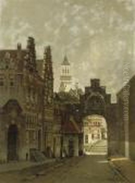 The Oude Poort With The Houses - view 1