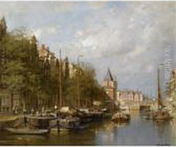 A View Of The Gelderse Kade With The Schreierstoren, Amsterdam - view 1