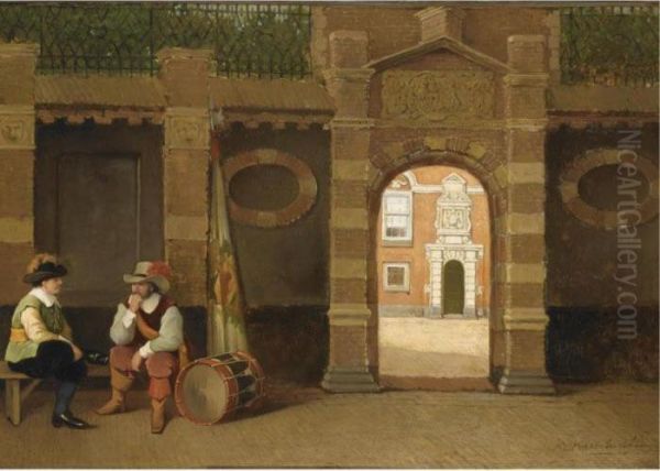 Van Dam's Almhouse In The Juffrouw Idastraat, The Hague - view 1