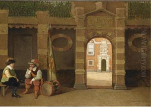 Van Dam's Almhouse In The Juffrouw Idastraat, The Hague