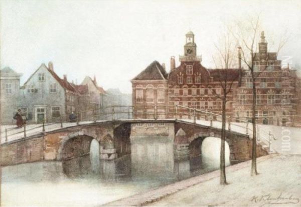 Dutch Canal Scene - view 1
