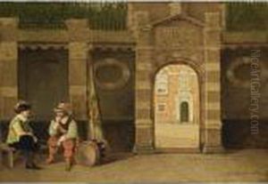 Van Dam's Almshouse In The Juffrouw Idastraat, The Hague