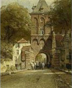 A View Of The Binnenpoort, Culemborg