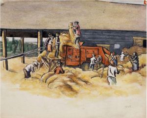 Dreschmaschine by Ivan Klioune