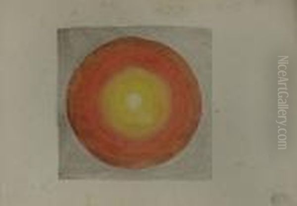 Orangefarbener Kreis - view 1