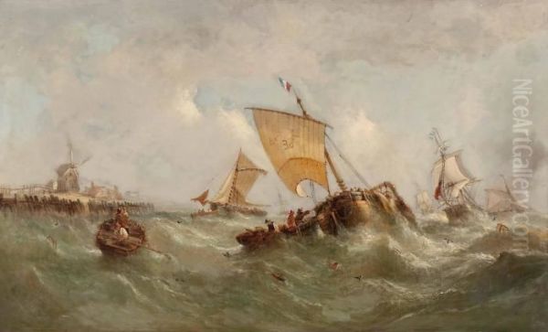 "kustenlandschaft Mit Segelbooten" - view 1