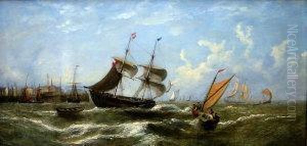 Shipping Off A Busy Port - view 1