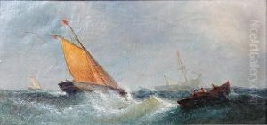 Wreck In The Downs by William Calcott Knell