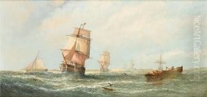 Off Sheerness by William Calcott Knell