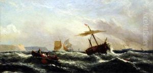 Evening, Brig In Distress