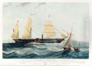 The Steamship President by William Calcott Knell