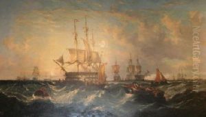 Men O' War by William Calcott Knell