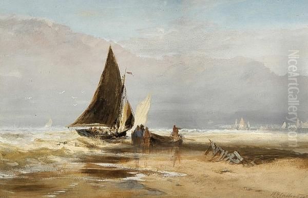 Yarmouth Beach - Boat Unloading - view 1
