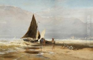 Yarmouth Beach - Boat Unloading