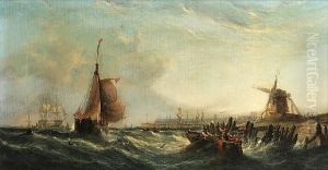 A Summer Morning At Sheerness Looking From Queensborough