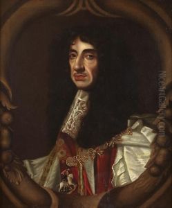 Half Length Portrait Of King Charles Ii