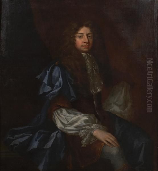 A Portrait Of A Gentleman, Thought To Be Sirjohn Southwell - view 1