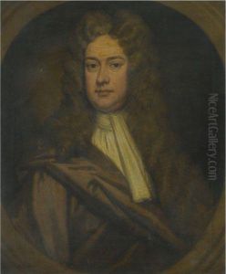 Portrait Of George Clarke (1661-1736) by Sir Godfrey Kneller
