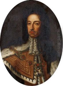 Portrait Of King William Iii, Bust-length,wearing The Chain Of The Order Of The Garter