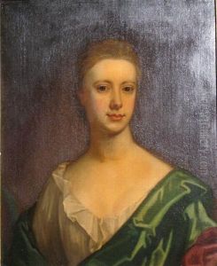 Portrait Of A Lady With Green Sash