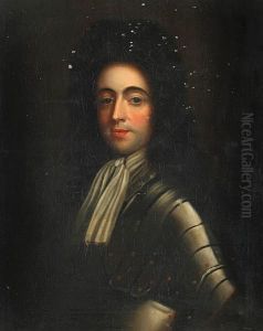 Portrait Of A Man In Armour by Sir Godfrey Kneller