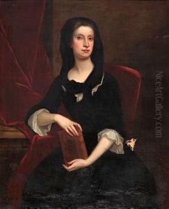 Retrato De Una Joven Con Un Libro by Sir Godfrey Kneller