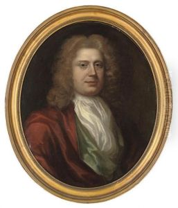 Portrait Of A Gentleman, Bust-length, In A Red And Green Coat Portrait Of A Gentleman, Bust-length, In A Red And Green Coat