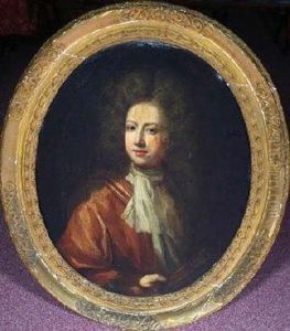 A Bust Portrait Of Henry Chester Of Middleton St. George by Sir Godfrey Kneller