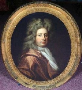 A Bust Portrait Of William Wetherell by Sir Godfrey Kneller