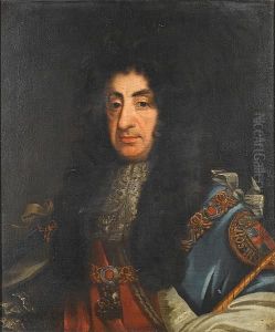 Portrait Of Charles Ii, Bust-length, Wearing The Chain Of The Order Of The Garter