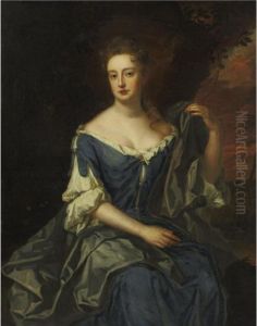 Portrait Of Lady Anne Montagu by Sir Godfrey Kneller