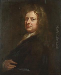 Portrait Of Thomas Betterton, Half-length, In A Dark Brown Coat With A White Jabot