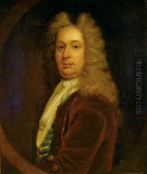 Portrait Of A Gentleman, Bust-length, In A Brown Coat - view 1