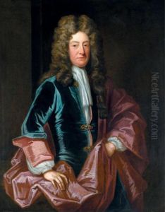 Portrait Of A Gentleman, Traditionally Identified As Joseph Addison by Sir Godfrey Kneller