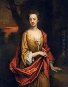 Portrait Of Catherine Harris, Lady Knatchbull-wyndham (died 1741) by Sir Godfrey Kneller