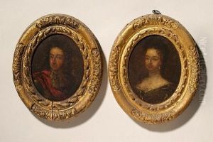 A Miniature Portrait Of King William Iii A Miniature Portrait Of King William Iii