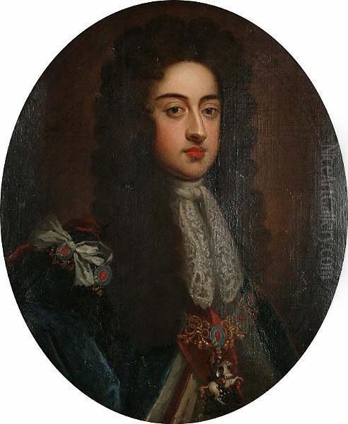 Portrait Of Prince George Of Denmark, Bust-length, In Garter Robes - view 1