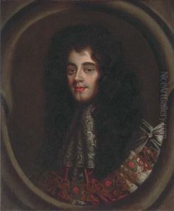 Portrait Of Charles Ii (1630-1685) by Sir Godfrey Kneller