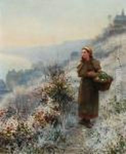 ''earlymorning'' by Daniel Ridgway Knight