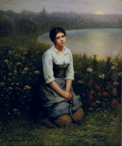 Peasant Girl, Picardy - view 1