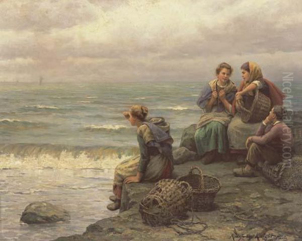 Awaiting The Return Of The Fishing Fleet - view 1