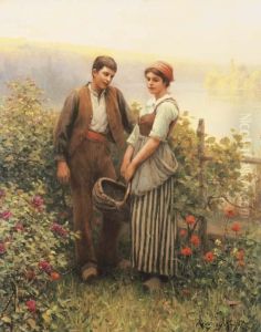 The Conversation by Daniel Ridgway Knight