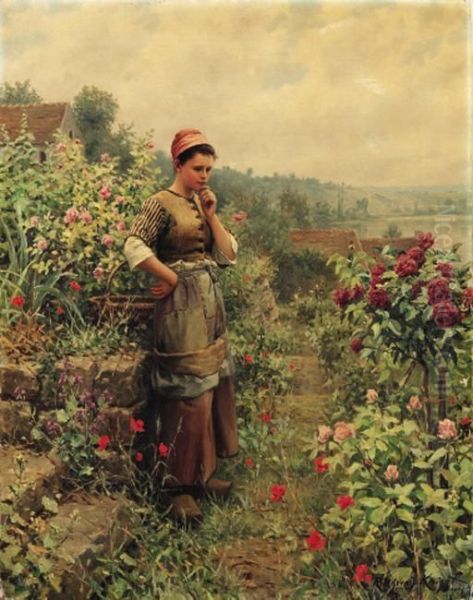 In A Normandy Garden
Signed And Inscribed 'ridgway Knight Paris' (lower Right) - view 1