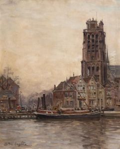 Grote Kerk, Dordrecht by Louis Aston Knight