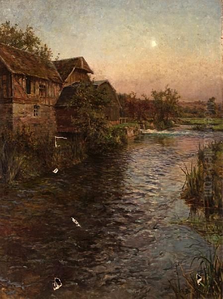 Mill In Moonlight - view 1