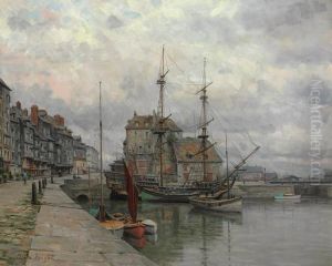 Honfleur, Normandy by Louis Aston Knight