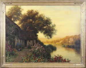 Diane's Cottage/sunset Light by Louis Aston Knight