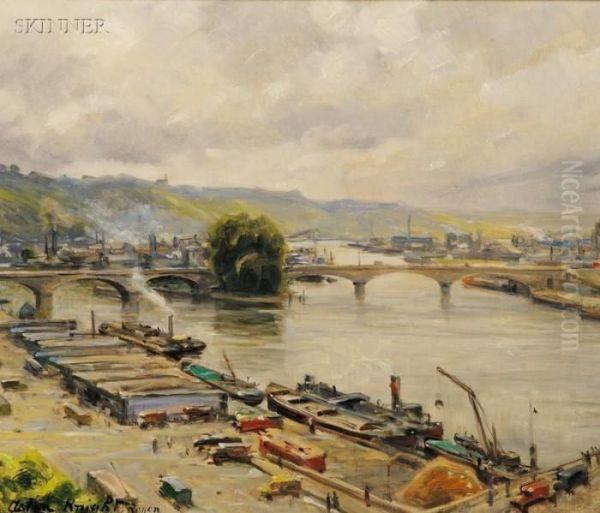 Rouen From The Hotel D'angleterre - view 1