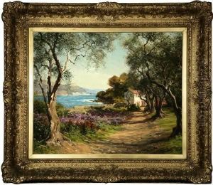A Garden On The Riviera (cap Ferrat) A Garden On The Riviera (cap Ferrat)