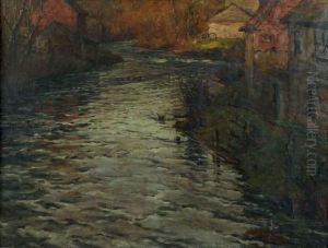 Bord De Riviere by Louis Aston Knight